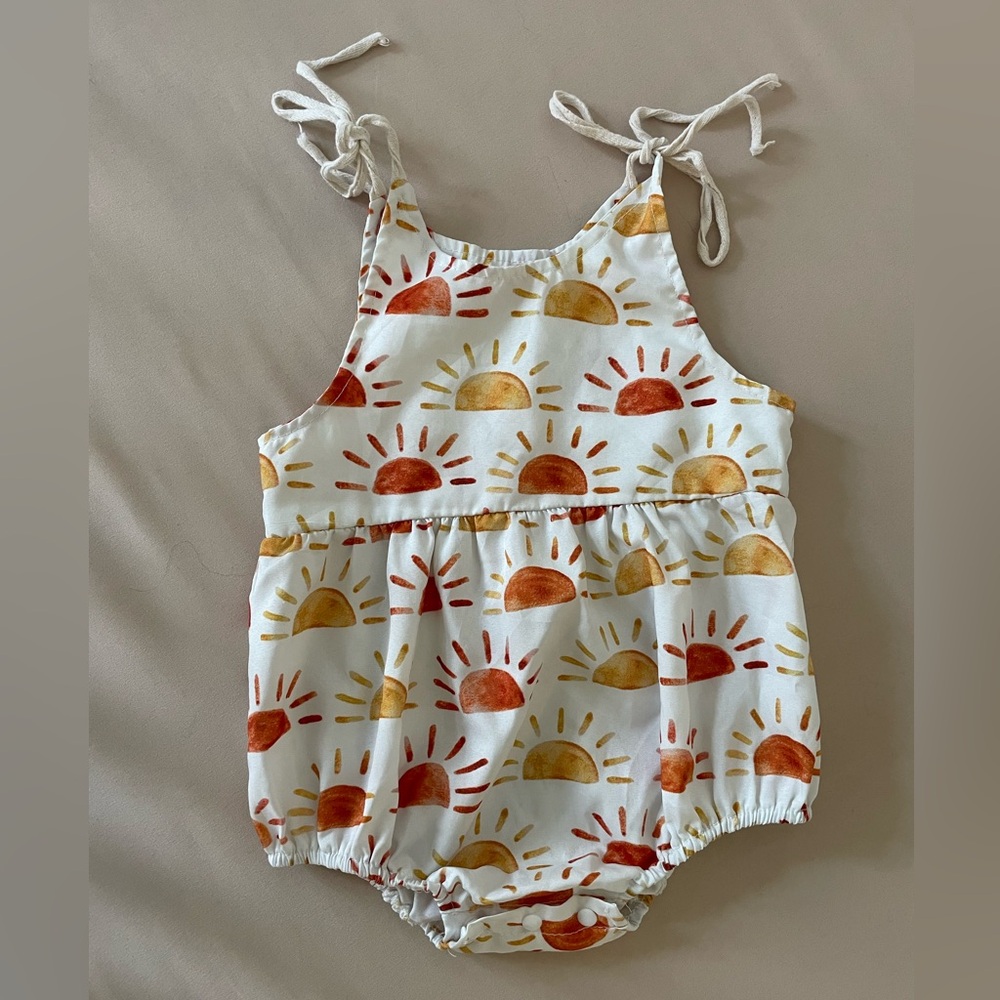 Sunshine Print Baby Swimsuit